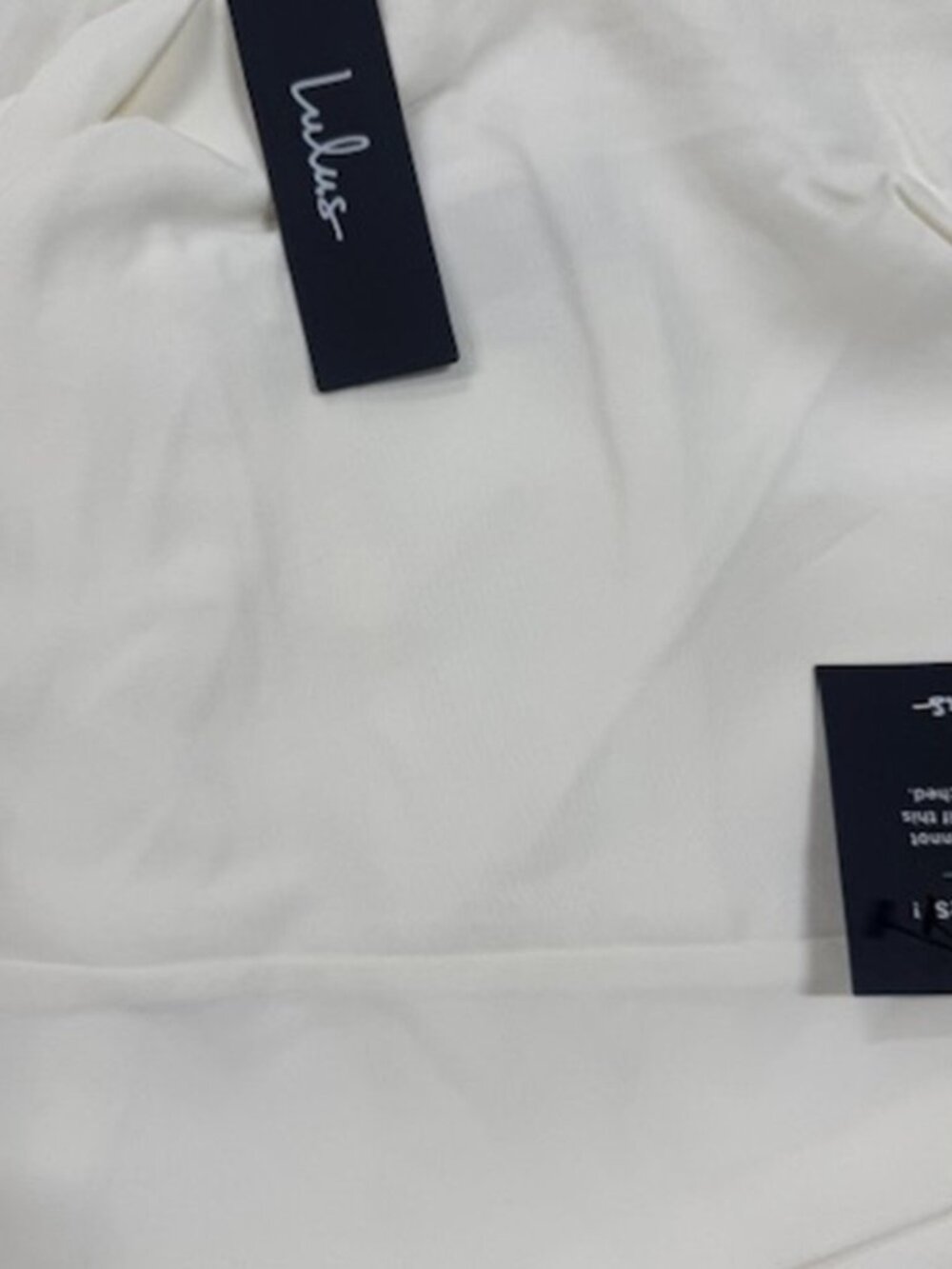 Lulus Festive Occasion White Ruched Strapless Bodycon Mini Dress NWT - Picture 5 of 8